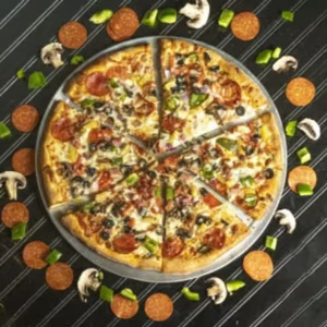 Meat Veggie Fruit Pizza